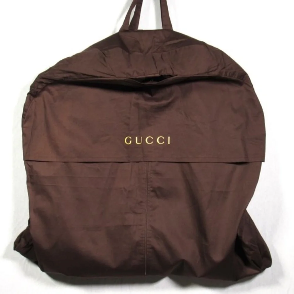 Gucci Garment Bag Dust Cover with Handles Brown